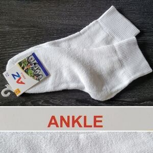 AZ Athletic White Ankle Socks (nwt) - 1 Pair